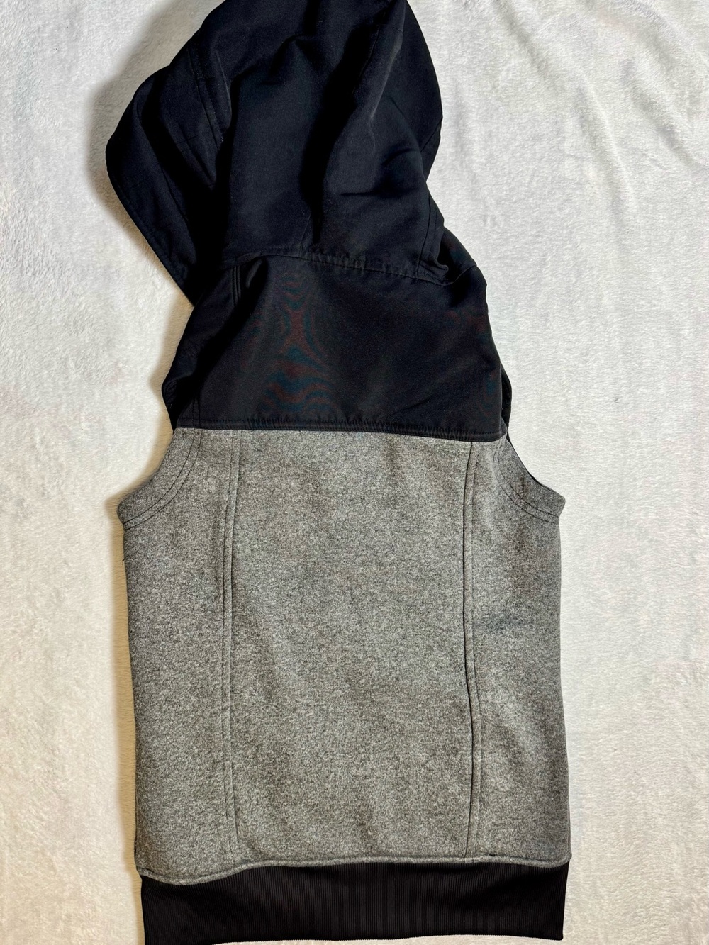 Burton Grey & Black Hooded Zip Vest for Women - Picture 3 of 3